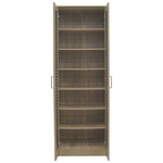 Παπουτσοθήκη-Ντουλάπα Sante Pakoworld 21 Ζεύγων σε Sonoma-Ανθρακί Απόχρωση 60x37x183εκ