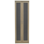 Παπουτσοθήκη-Ντουλάπα Sante Pakoworld 21 Ζεύγων σε Sonoma-Ανθρακί Απόχρωση 60x37x183εκ