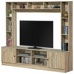 Σύνθετο Σαλονιού Ambera Pakoworld σε Sonoma Απόχρωση 200x40x171.5εκ