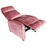 Πολυθρόνα Relax Norva Pakoworld Βελούδο σε Σάπιο Μήλο Απόχρωση 68.5x86x100εκ