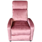 Πολυθρόνα Relax Norva Pakoworld Βελούδο σε Σάπιο Μήλο Απόχρωση 68.5x86x100εκ