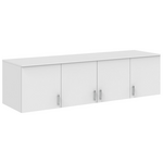 Πατάρι Ντουλάπας Royal Pakoworld Τετράφυλλο Λευκό 200x58x53εκ