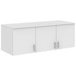 Πατάρι Ντουλάπας Royal Pakoworld Τρίφυλλο Λευκό 150x58x53εκ