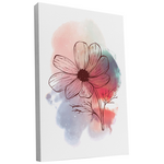 Πίνακας σε Καμβά Nerve Pakoworld Τρίπτυχος με Ψηφιακή Εκτύπωση και Πλαίσιο 50x2x70εκ