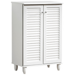 Παπουτσοθήκη-Ντουλάπι Santo Pakoworld 10 Ζεύγων σε Λευκή Απόχρωση 60x34.5x91.5εκ