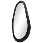Καθρέπτης Οβάλ Baloa Pakoworld mdf σε Μαύρη Απόχρωση 44x4x80εκ