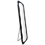 Καθρέπτης Lezour Pakoworld Βελούδο σε Μαύρη Απόχρωση 50x5x170εκ