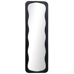 Καθρέπτης Lezour Pakoworld Βελούδο σε Μαύρη Απόχρωση 50x5x170εκ