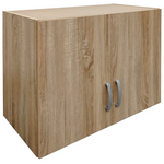 Πατάρι Ντουλάπας Δίφυλλο Lego Pakoworld σε Sonoma Απόχρωση 79x41.5x60εκ