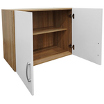 Πατάρι Ντουλάπας Δίφυλλο Lego Pakoworld σε Sonoma-Λευκή Απόχρωση 79x41.5x60εκ