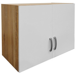 Πατάρι Ντουλάπας Δίφυλλο Lego Pakoworld σε Sonoma-Λευκή Απόχρωση 79x41.5x60εκ