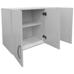 Πατάρι Ντουλάπας Τρίφυλλο Lego Pakoworld σε Λευκή Απόχρωση 90x41.5x60εκ