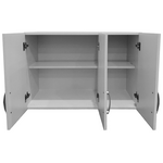 Πατάρι Ντουλάπας Τρίφυλλο Lego Pakoworld σε Λευκή Απόχρωση 90x41.5x60εκ