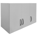 Πατάρι Ντουλάπας Τρίφυλλο Lego Pakoworld σε Λευκή Απόχρωση 90x41.5x60εκ