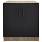 Παπουτσοθήκη-Ντουλάπι Souken Pakoworld 6 Ζευγών σε Sonoma-Ανθρακί Απόχρωση 60x40x80εκ