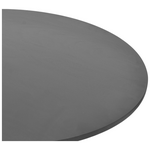 Τραπέζι Σαλονιού Radiane Pakoworld Μασίφ Ξύλο Ακακίας σε Μαύρη Απόχρωση Φ80x40εκ