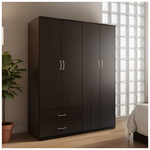 Ντουλάπα Τετράφυλλη Lego Pakoworld Wenge 160x42x180εκ