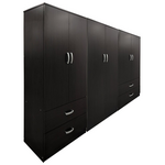 Ντουλάπα Τετράφυλλη Lego Pakoworld Wenge 240x42x180εκ