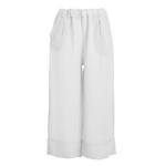 Ble Παντελονα σε Λευκο Χρωμα one Size (100% Linen)