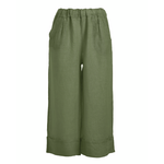 Ble Παντελονα σε Χακι Χρωμα one Size (100% Linen)