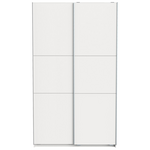 Ντουλάπα Ρούχων Kawen Pakoworld Δίφυλλη με Συρόμενες Πόρτες Λευκό 116.5x60x203εκ