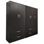 Ντουλάπα Πεντάφυλλη Lego Pakoworld Wenge 170x42x180εκ