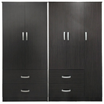 Ντουλάπα Πεντάφυλλη Lego Pakoworld Wenge 170x42x180εκ