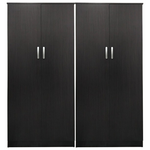 Ντουλάπα Τετράφυλλη Lego ι Pakoworld Wenge 160x42x180εκ