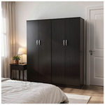 Ντουλάπα Τετράφυλλη Lego ι Pakoworld Wenge 160x42x180εκ