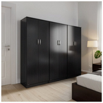 Ντουλάπα Εξάφυλλη Lego Pakoworld Wenge 240x42x180εκ