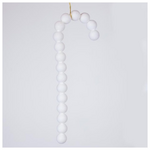 Μπαστουνακι Βελουδινο, Λευκο, 33cm