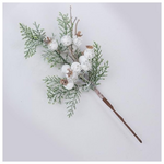 Πικακι με Λευκα Χιονισμενα Berries, 26cm