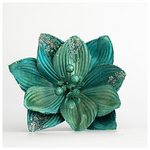 Μανολια, Υφασματινη, Πετρολ, με Glitter, 24x24cm