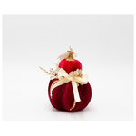 Βελουδινη Κολοκυθα, Διπλη, Κοκκινη Μπορντο, 9x13cm