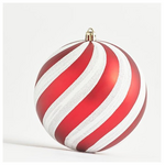 Μπαλα Πλαστικη, Ασπρη και Κοκκινη, σετ 2τμχ, 15cm