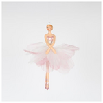 Μπαλαρινα με Οπαλ μωβ Φουστα, 17cm