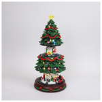 Χριστουγεννιατικο Δεντρο που Ανεβοκατεβαινει, με Μουσικη, Κινηση και Φως, με Μετασχηματιστη, 23.5x23.5x45.5cm