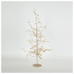 Διακοσμητικο Δεντρακι με Κρυσταλλακια, Σαμπανι, 55cm