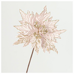 Αλεξανδρινο με Μισχο, Απαλο ροζ με Χρυσες Λεπτομερειες, 60x25cm