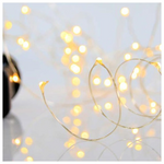 Σειρα, 100 Μινι Led, 4,5v, 8 Προγραμματα, με Μετασχηματιστη, Προεκταση Παροχης 500cm, Μπρονζε Χαλκος, Daylight Led,ana 10cm,ιρ44