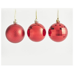 Μπαλα Πλαστικη,  Κοκκινη,  σετ 24τμχ, 6cm