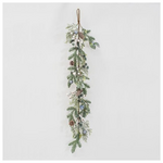 Κλαδα, με Κουκουναρες και Γαλαζια Διακοσμητικα, 120cm