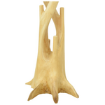 Κρεμάστρα Επιδαπέδια Gantou Pakoworld Suar Ξύλο σε Φυσική Απόχρωση 40x40x200εκ