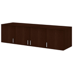 Ντουλάπα Τετράφυλλη Royal Pakoworld με Συρτάρια και Πατάρι Wenge 200x58x230εκ