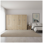 Ντουλάπα Οχτάφυλλη Lego Pakoworld Sonoma 241x42x181εκ