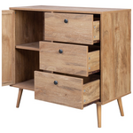 Μπουφές Oslo Pakoworld σε Sonoma Απόχρωση 85x39x79εκ