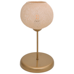 Επιτραπέζιο Φωτιστικό Gaia Pakoworld ε27 Μέταλλο Χρυσό Φ22x37εκ