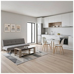 Φοιτητικό Πακέτο Επίπλων Smoothness Pakoworld σετ 5τεμ