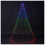 Χταποδι, 342 Smart Mini Led, 5v Μετασχηματιστης,  Ελεγχος Προγραμματος με Εφαρμογη, Πρασινο Καλωδιο Πλακε, Rgbw Led, Προεκταση Παροχης 5m, ανα 10cm, Ip44