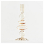 Γυαλινο Κηροπηγιο, Μελι, 8,5x22cm